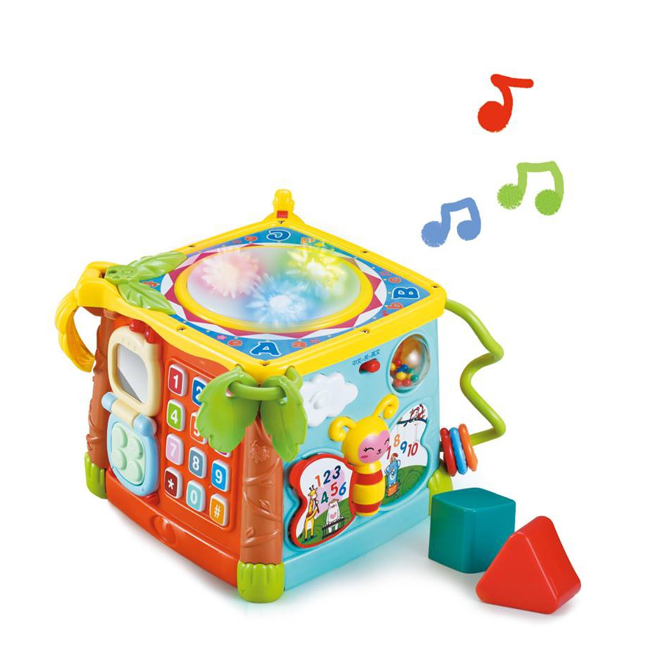 play and learn activity cube