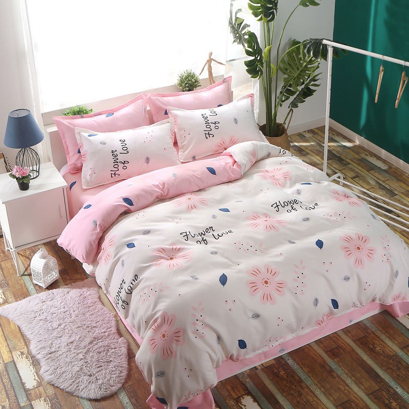 Best Selling 4pcs Bedding Set Double Layer Duvet Cover Set Queen