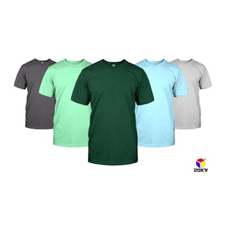 BOXY Microfiber Round Neck T-Shirt For Men's and Women's - Grey/Mint/F Green/Lt Grey/I Paradise