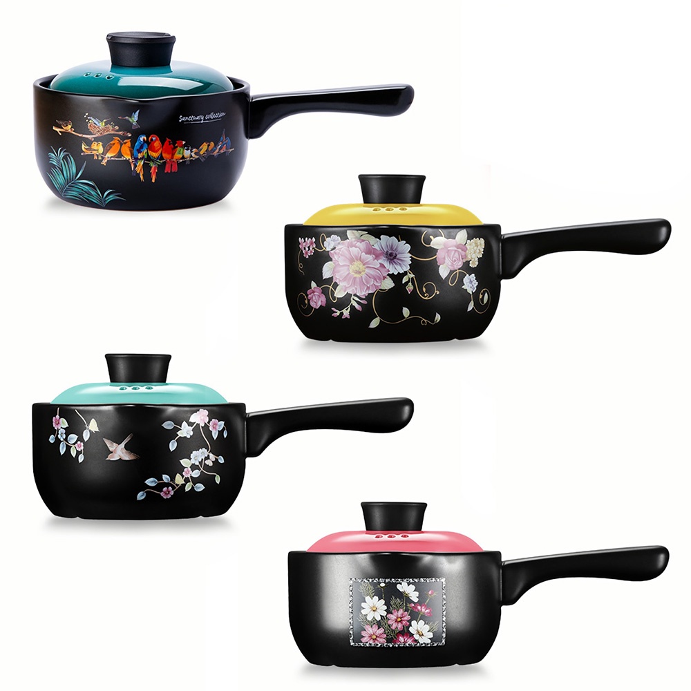 Color King 100 Ceramic NonToxic SHANGCHU Sauce Pan (1600ML