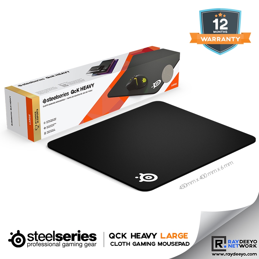 Steelseries Qck Heavy Large Gaming Mouse Pad Extra Thick Non Slip Shopee Malaysia
