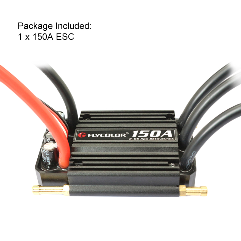 50A Brushless ESC 2-6S Waterproof with BEC for RC Electric Gasoline Jet Boats