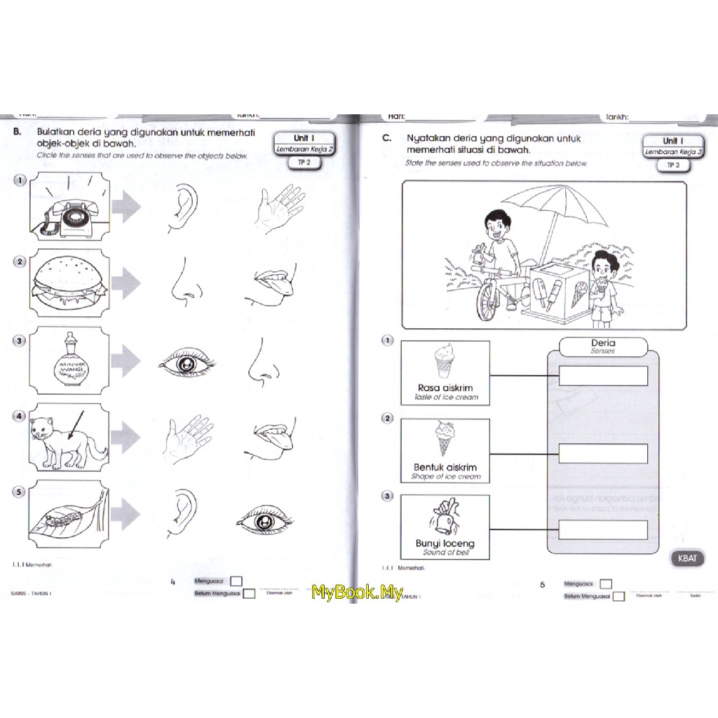 Myb Buku Latihan Sukses Hebat Dskp Tahun 1 Sains Science Dwibahasa Fargoes Shopee Malaysia