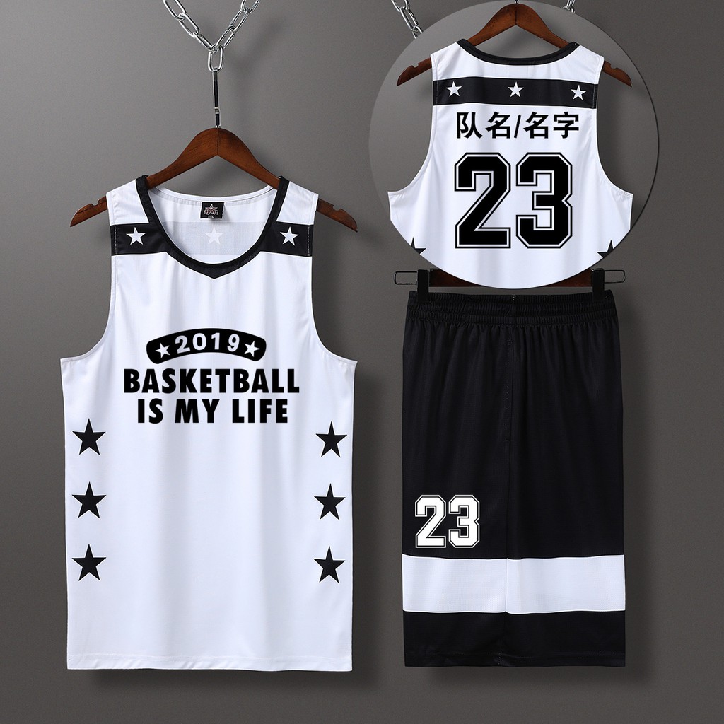 black basketball jersey design