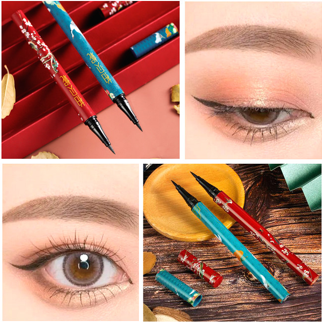 Chinese style eyeliner/online celebrity Ladies Palace Eyeliner/waterproof, sweat-proof, non-decolorizing, lasting and non-blooming make-up/student quick-drying eyeliner 中国风眼线笔/网红淑女故宫眼线笔/防水防汗不脱色持久不晕染彩妆/学生速干眼线液