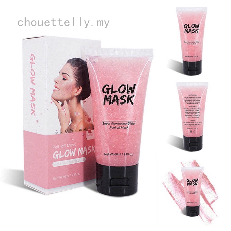 Peel Off Star Glitter Glow Mask Dead Skin Remove Blackhead Moisturizing Face Mas Shopee Malaysia