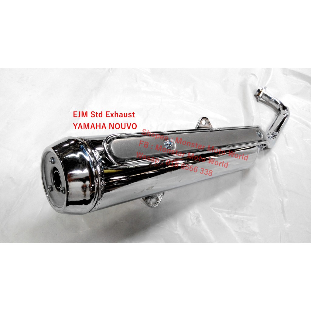 EJM Standard Exhaust Yamaha NOUVO S LC Std Ekzos Pipe Ori Nouvo Skuter