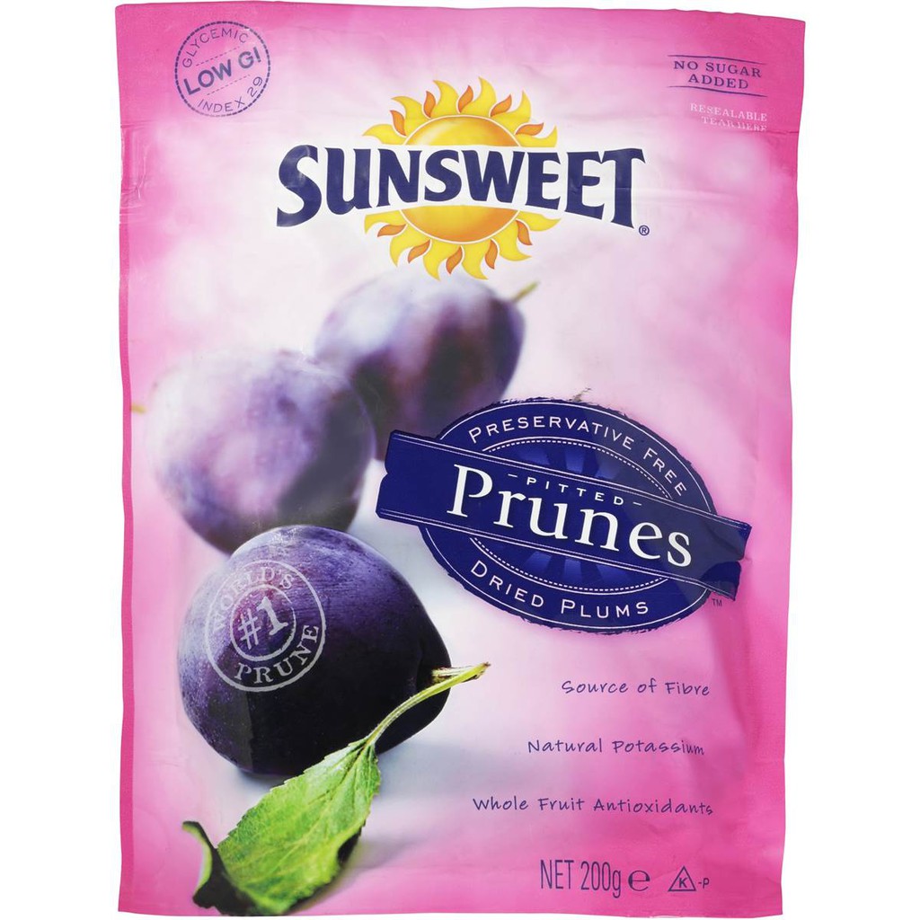 Sunsweet Prunes Pitted 100g & 200g Shopee Malaysia