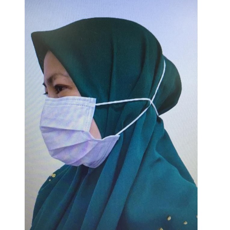 Onemed Hijab Masks Hijab Surgical Masks 3 Ply Fill In 50 Pcs Shopee ...