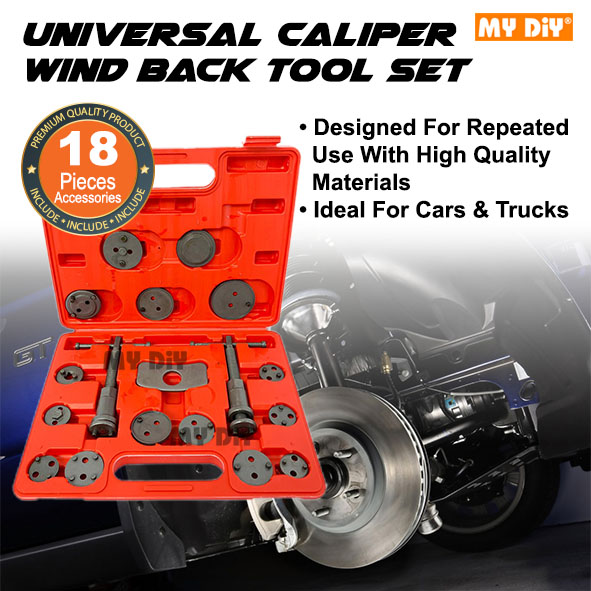 MYDIYSDNBHD Universal Disc Brake Separator Caliper Piston Rewind Back Tool Set Car Brake