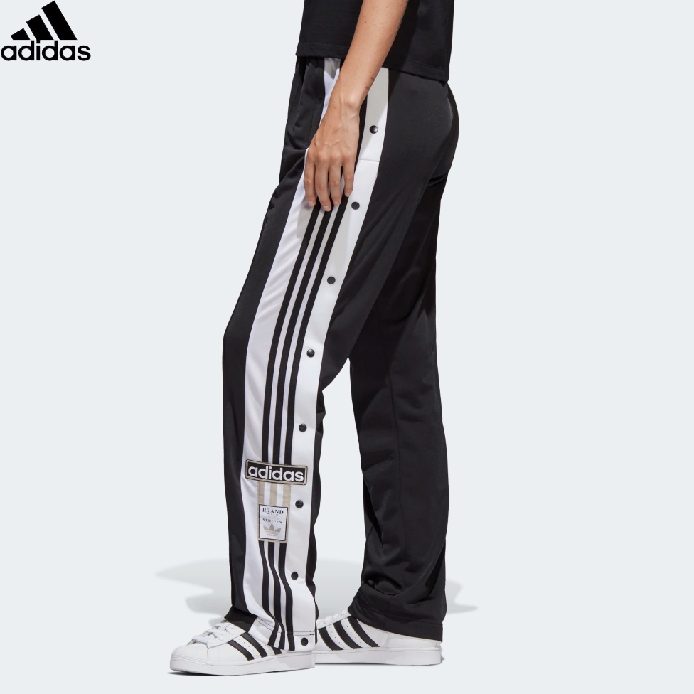 adidas button up track pants