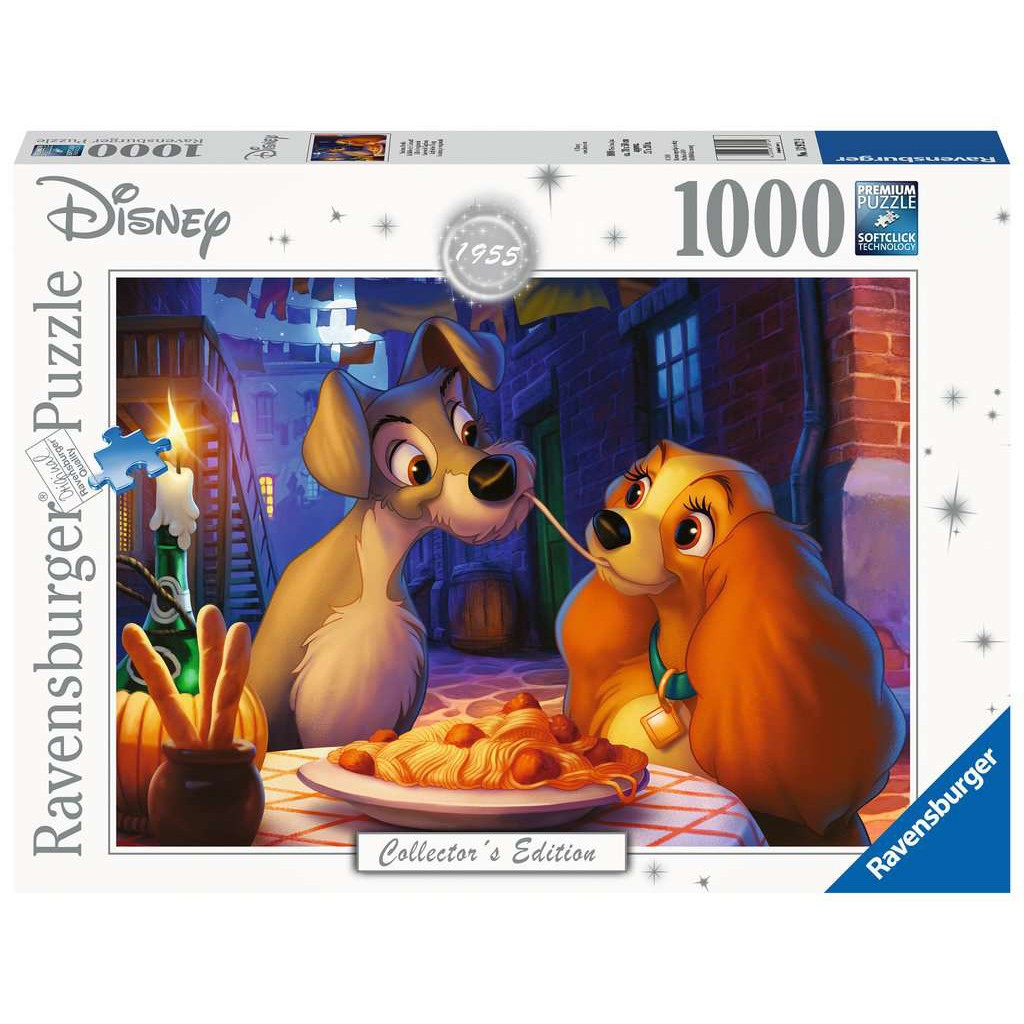 Jigsaw Puzzle Spot Board Game Giant Ravensburger Lady And The Tramp Disney 1000 German Imports Puzzles Shopee Malaysia