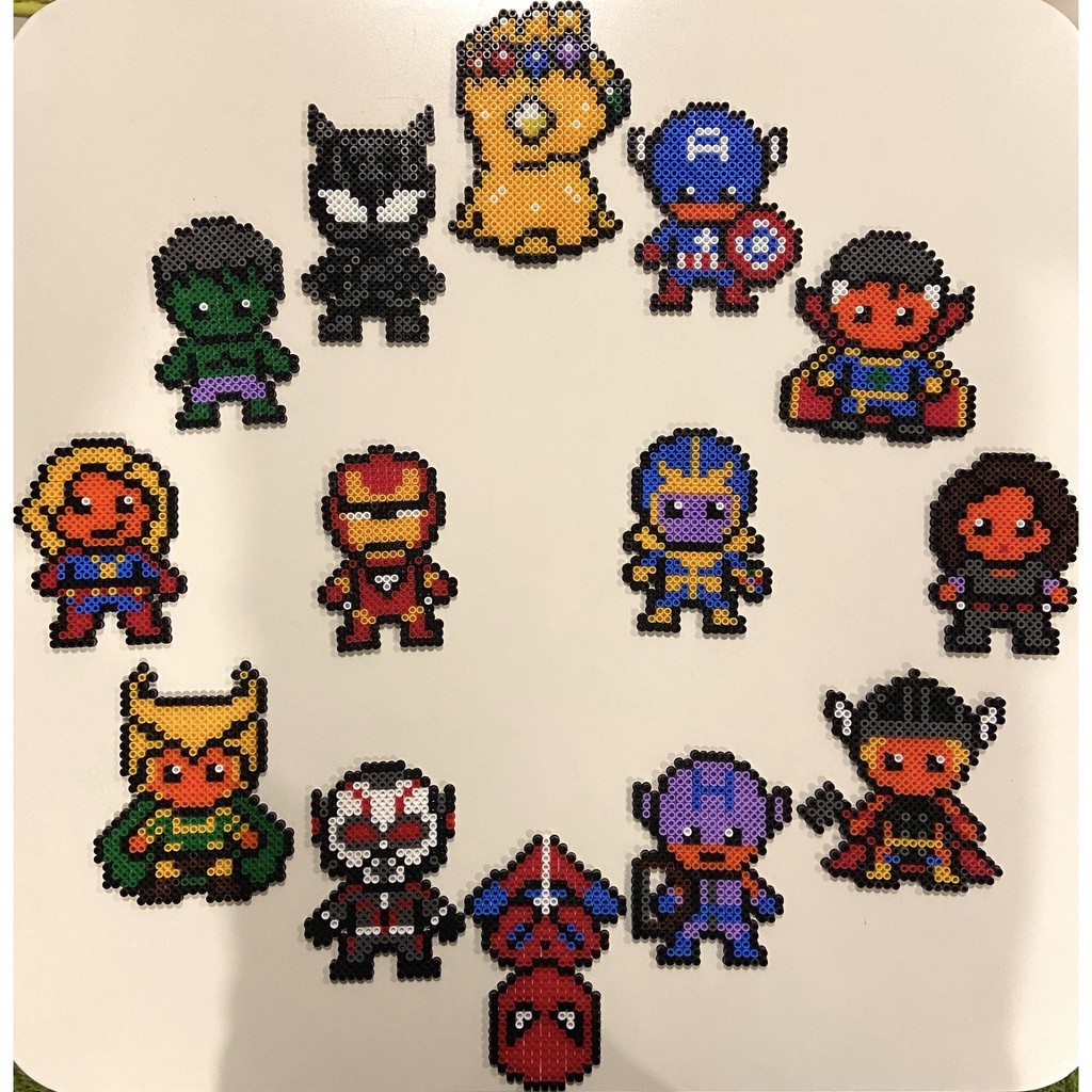 Avengers Endgame Characters Perler Beads vlr.eng.br