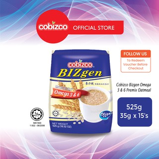 COBIZCO Bizgen Omega 3&6 Oatmeal Drink 525g (35g x 15's)