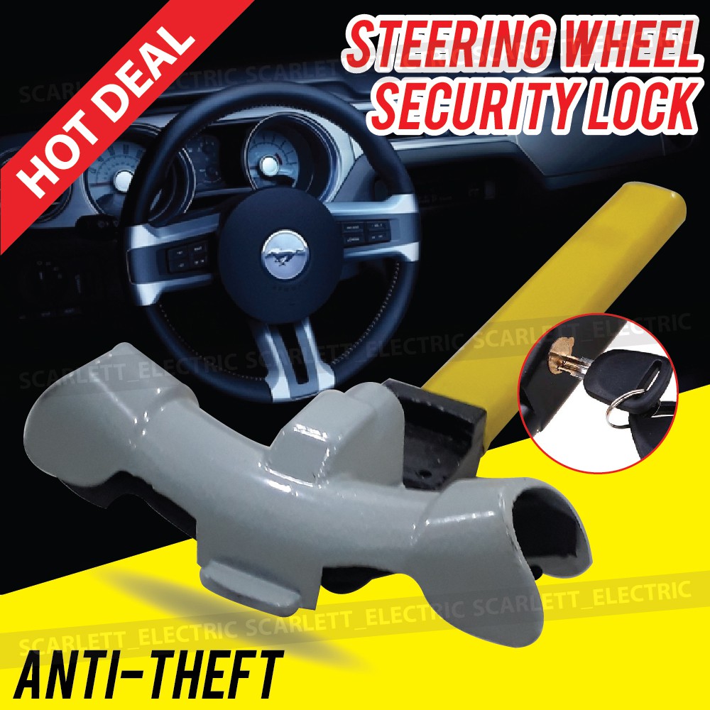 Car Anti Theft Bar Car Truck Parts Automotive Car Steering Wheel Lock