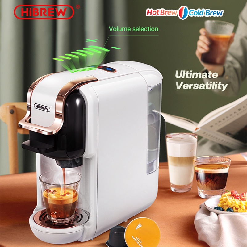 HiBREW 5in1 Multiple Capsule Coffee Machine Cafetera Hot/Cold Espresso