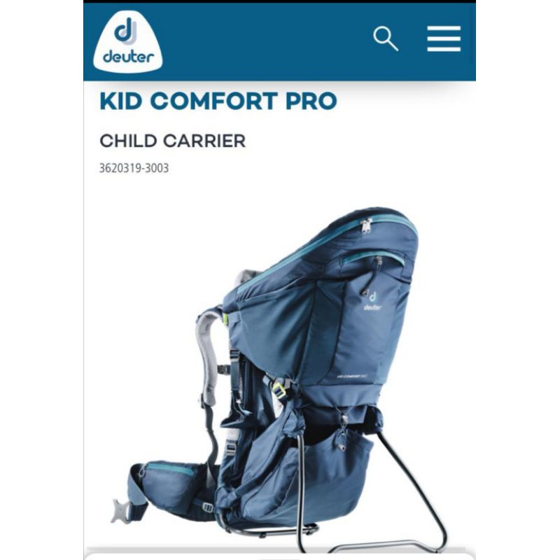 deuter kid comfort 2020