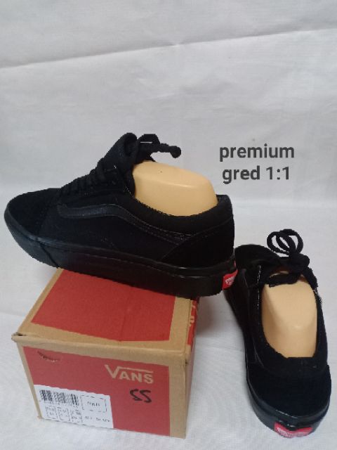 kasut vans all black