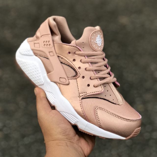 nike huarache rosa gold