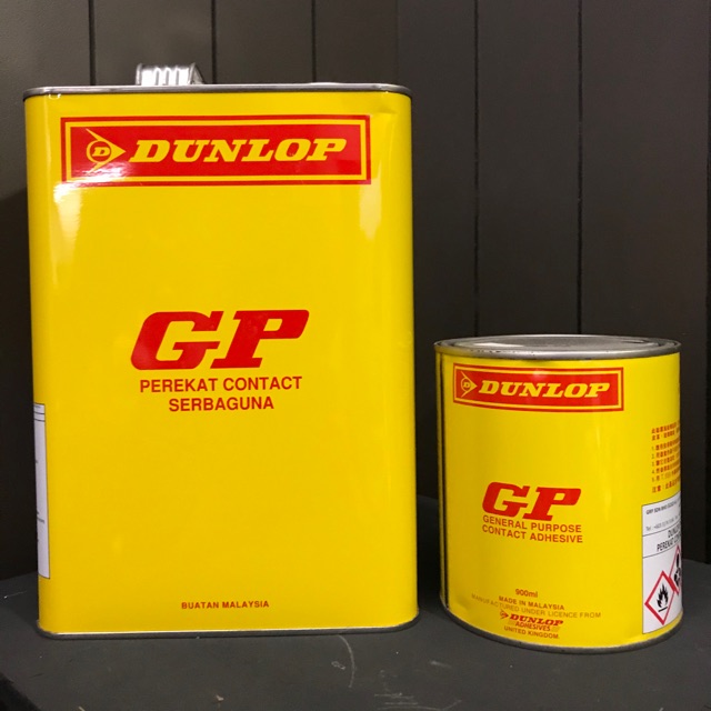Ready Stock 900ml 3l Dunlop Gp Contact Adhesive Glue Gam