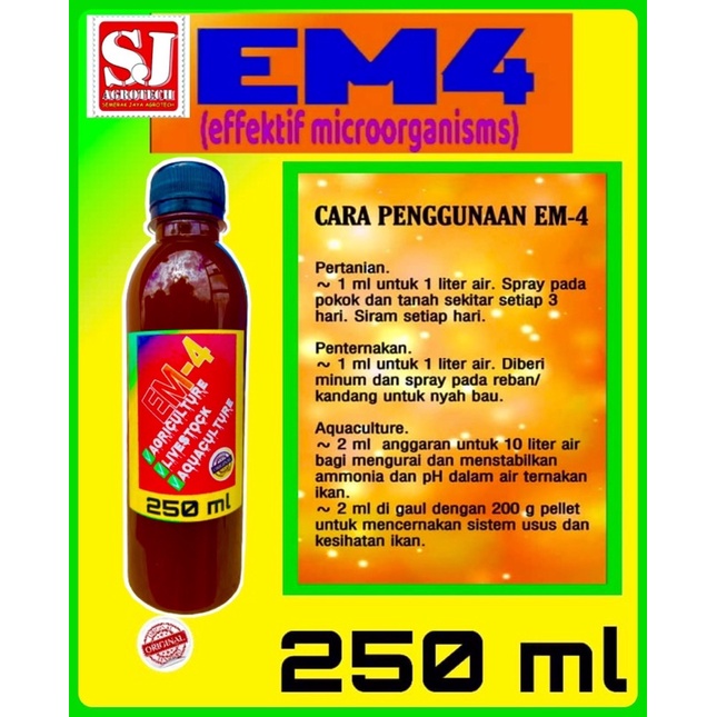 Em4 Peternakan Effective Micro Organisme 1l Lazada Indonesia