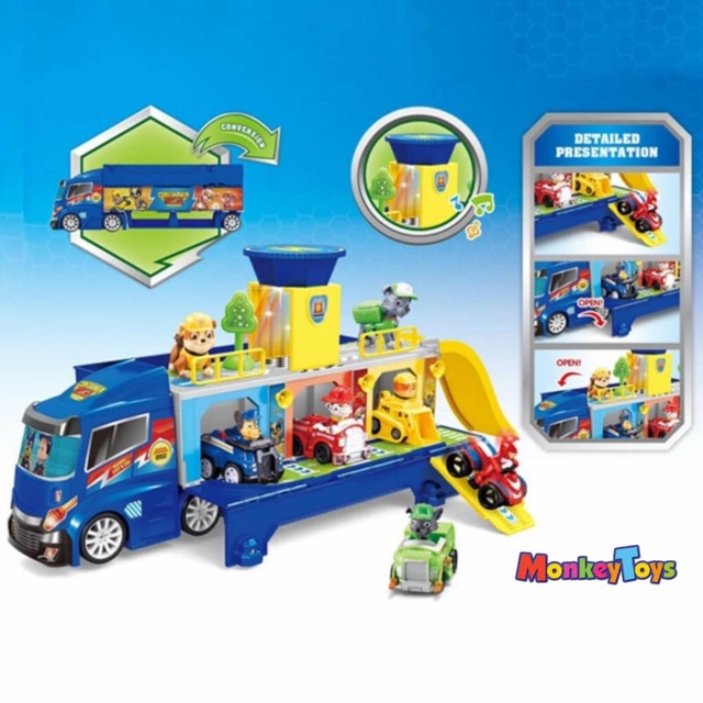 paw patrol deluxe lorry
