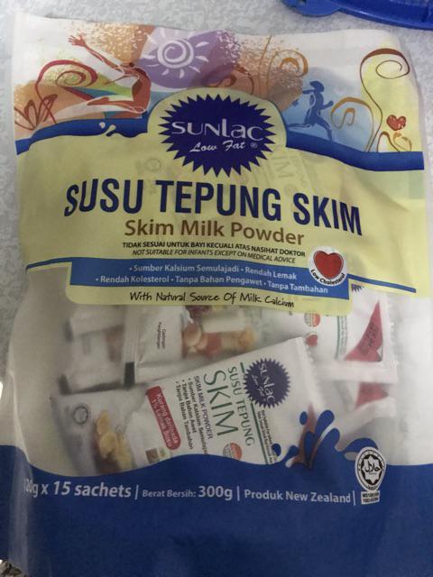 Sunlac Skim Milk Powder 20g*15's | Shopee Malaysia