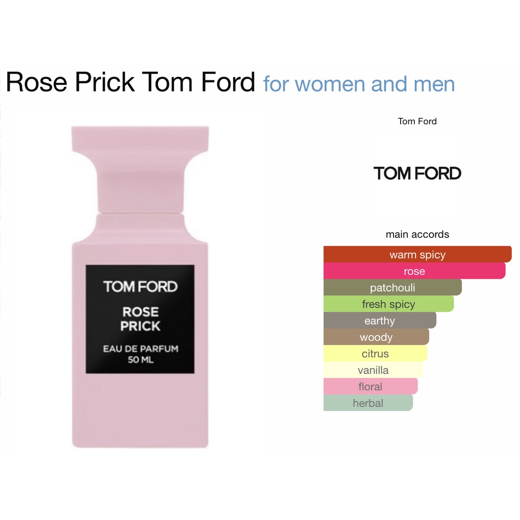 Original Tom Ford Rose Prick Eau de Parfum 50ml / 100ml | Shopee Malaysia