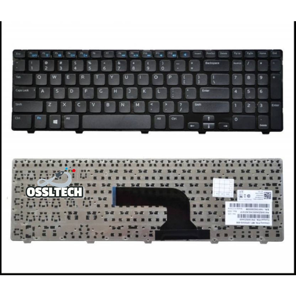Dell Inspiron 15 15r 15v 1316 3537 3521 5521 5537 P28f Vostro 2521 Keyboard Shopee Malaysia