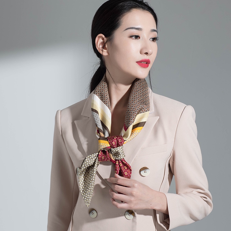 thin silk scarf