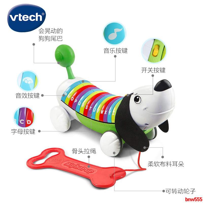 pull along alphabet dog