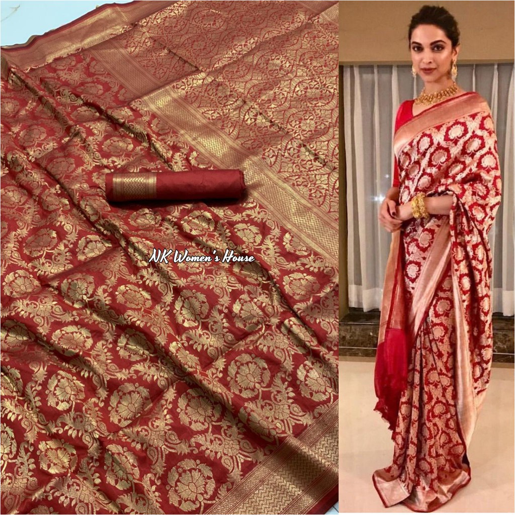 Banarasi Handloom Weaving Silk Saree