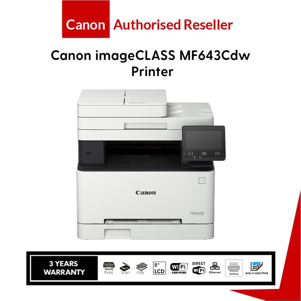 Canon imageClass MF643Cdw All-In-One Colour Laser Printer | Shopee Malaysia