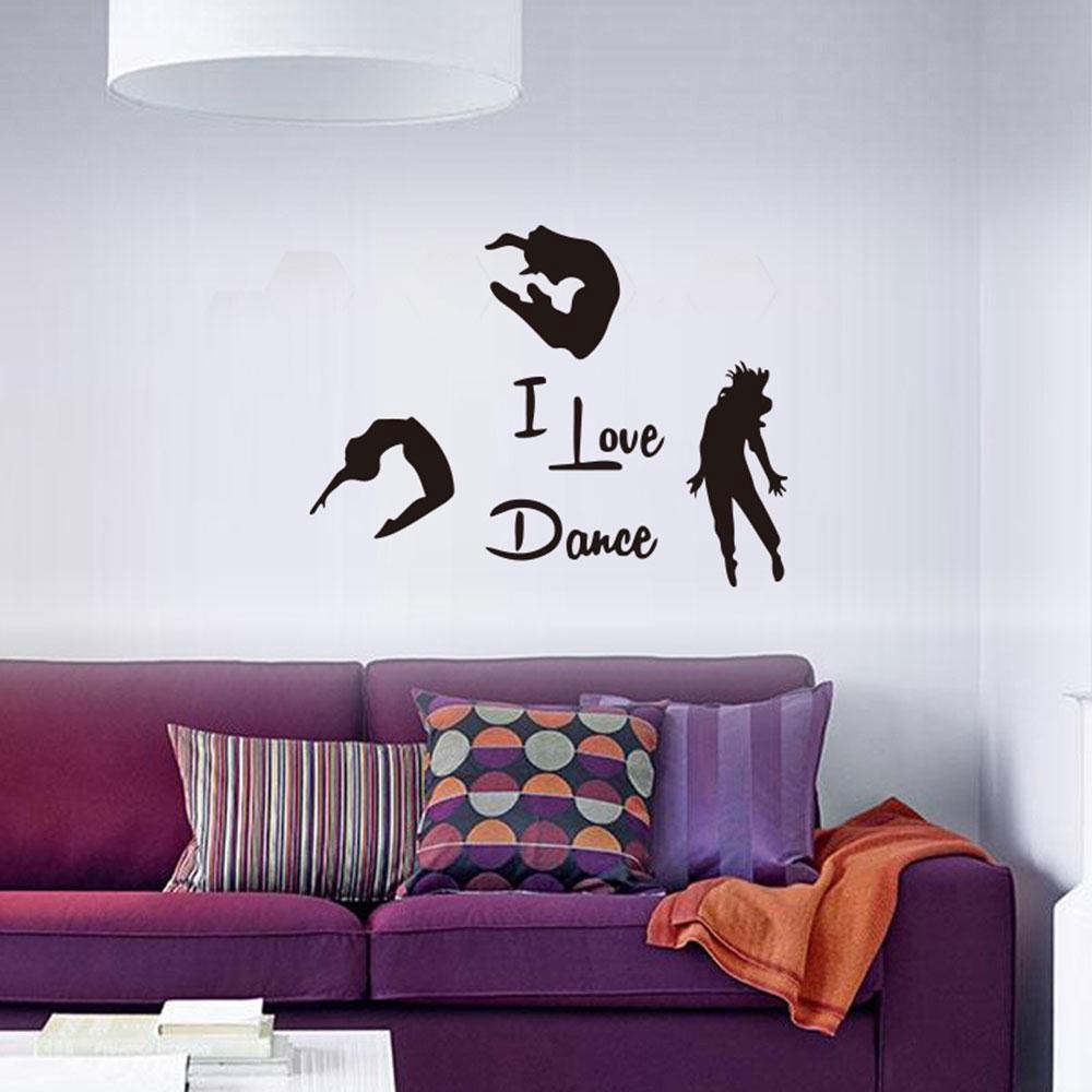 Home Garden Decor Decals Stickers Vinyl Art Dance Room