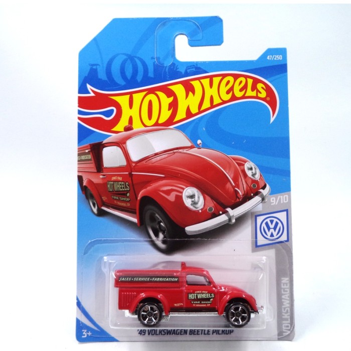 hot wheels 49 volkswagen beetle pickup red