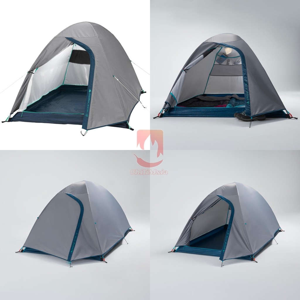 100 ORIGINAL Ready Stock Msia Quechua Tent 2 Person Shopee Malaysia