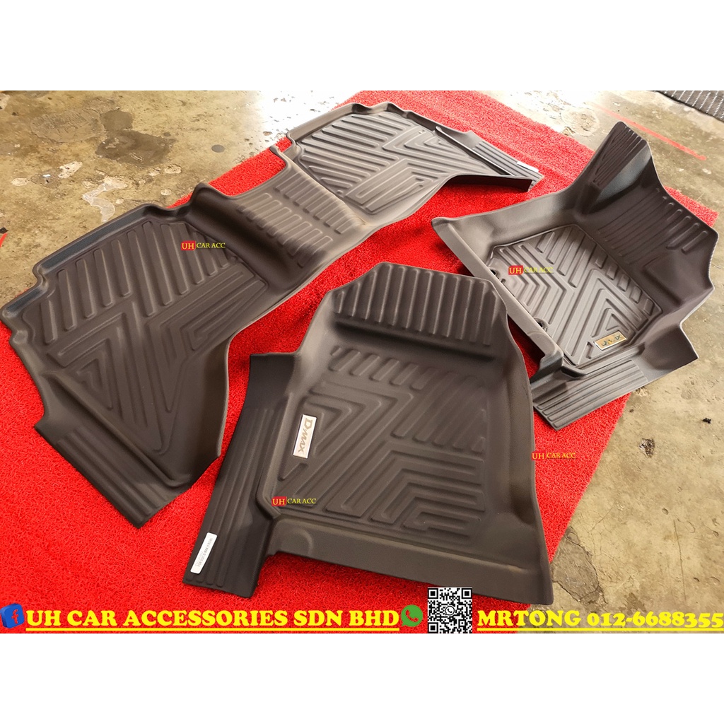 Isuzu Dmax DMax 2021 2022 PE Carpet Floor Car Mat Coil Mat Rubber Mat