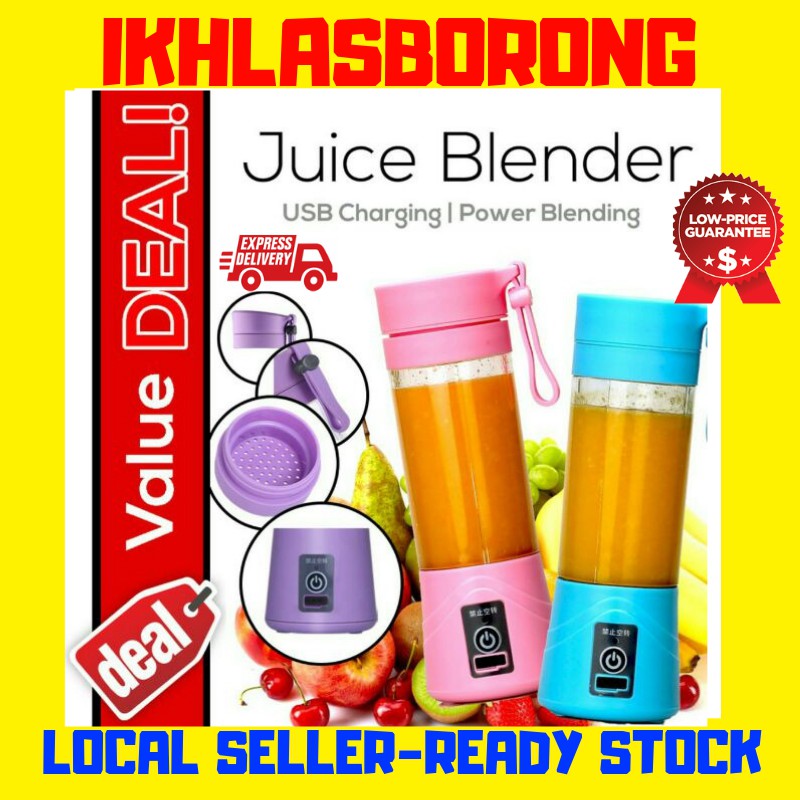 Mini Blender USB Portable Fruit Juicer Home Travel Electric Smoothie