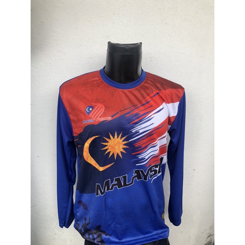 Jersey Malaysia Full Sublimation Lengan Panjang Shopee Malaysia