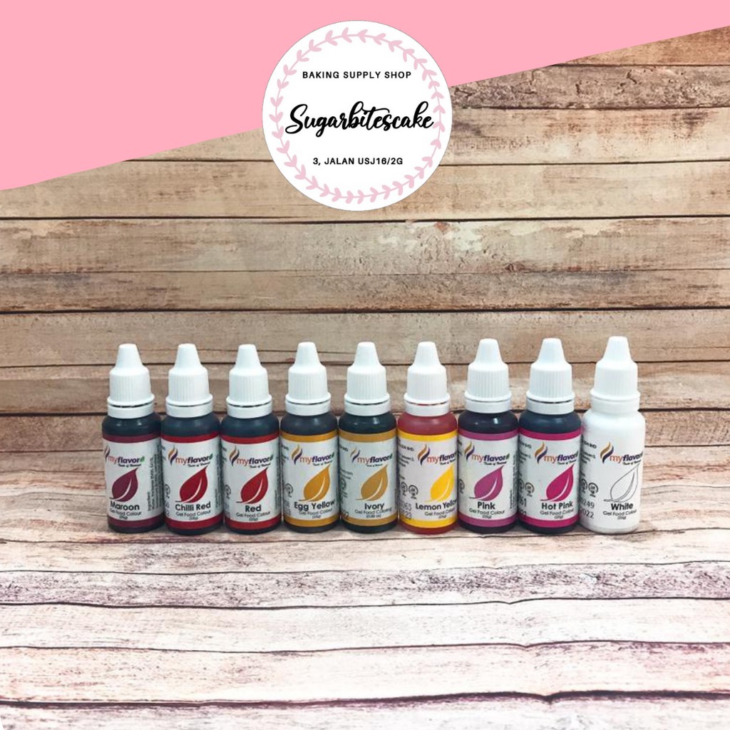 My Flavor Gel Based Food Coloring Edible Food Colouring | Shopee Malaysia