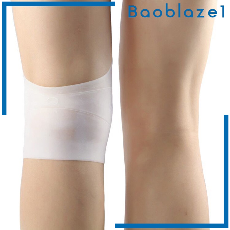 [BAOBLAZE1] Silicone Kneecaps Knee Pad Brace Support Pain Guard