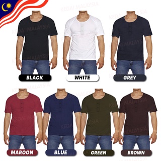 Baju Pagoda Berbutang Warna Eagle King Men Cotton T-shirt with button ...