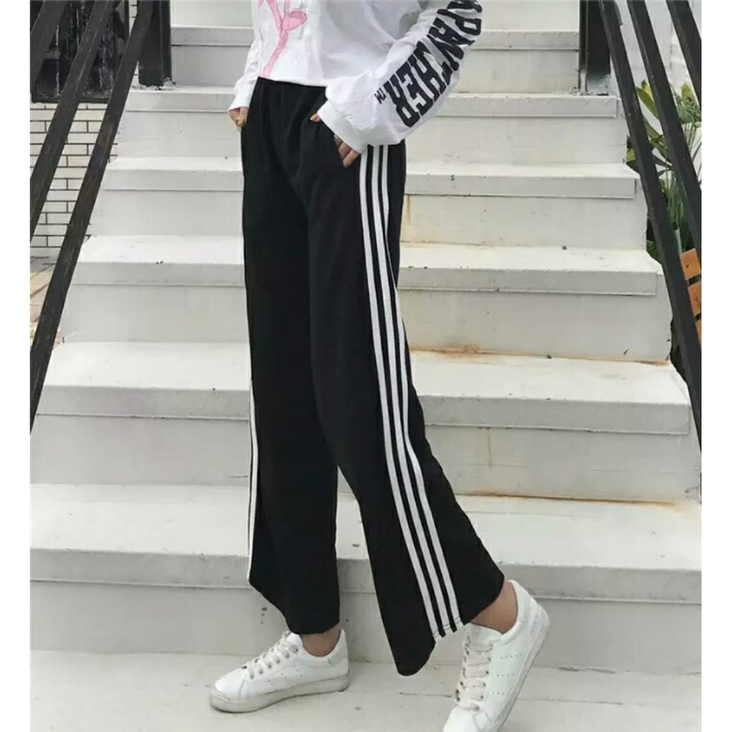 long striped pants