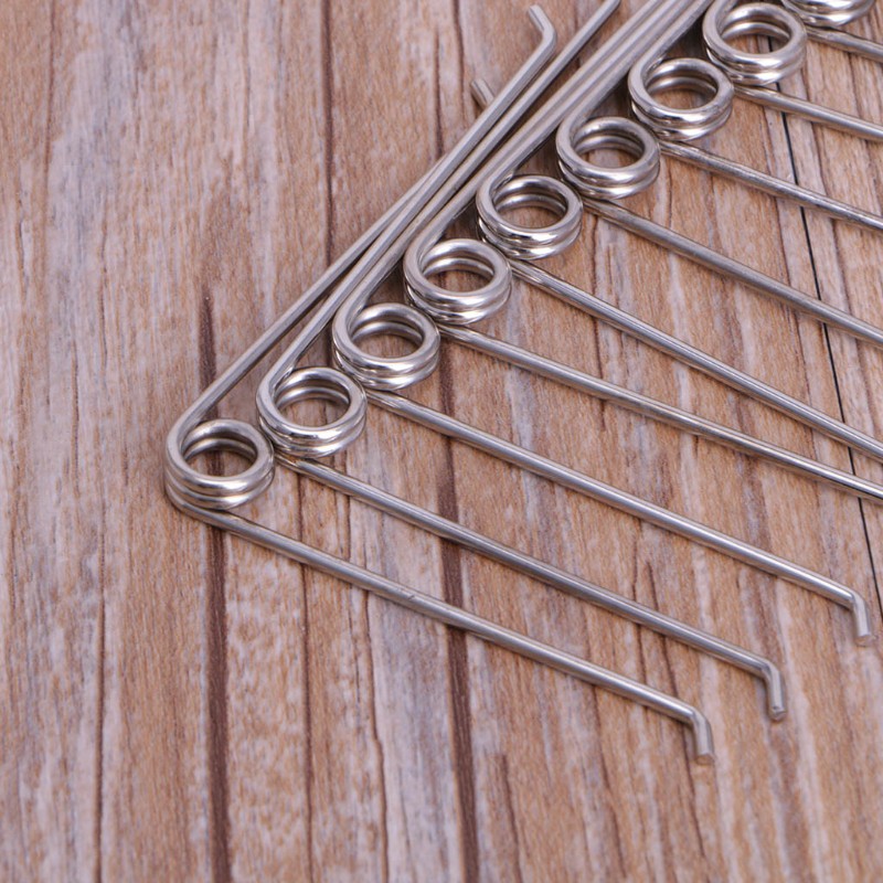 *10Pcs V Shape Steel Compression Spring Gardening Scissors Accessories Tool