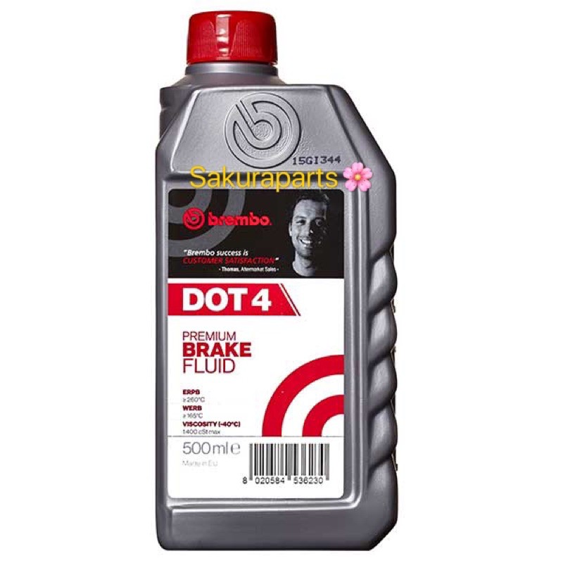 Brembo Dot4 Brake Fluid DOT 4 500ml (Original) L04005 | Shopee Malaysia