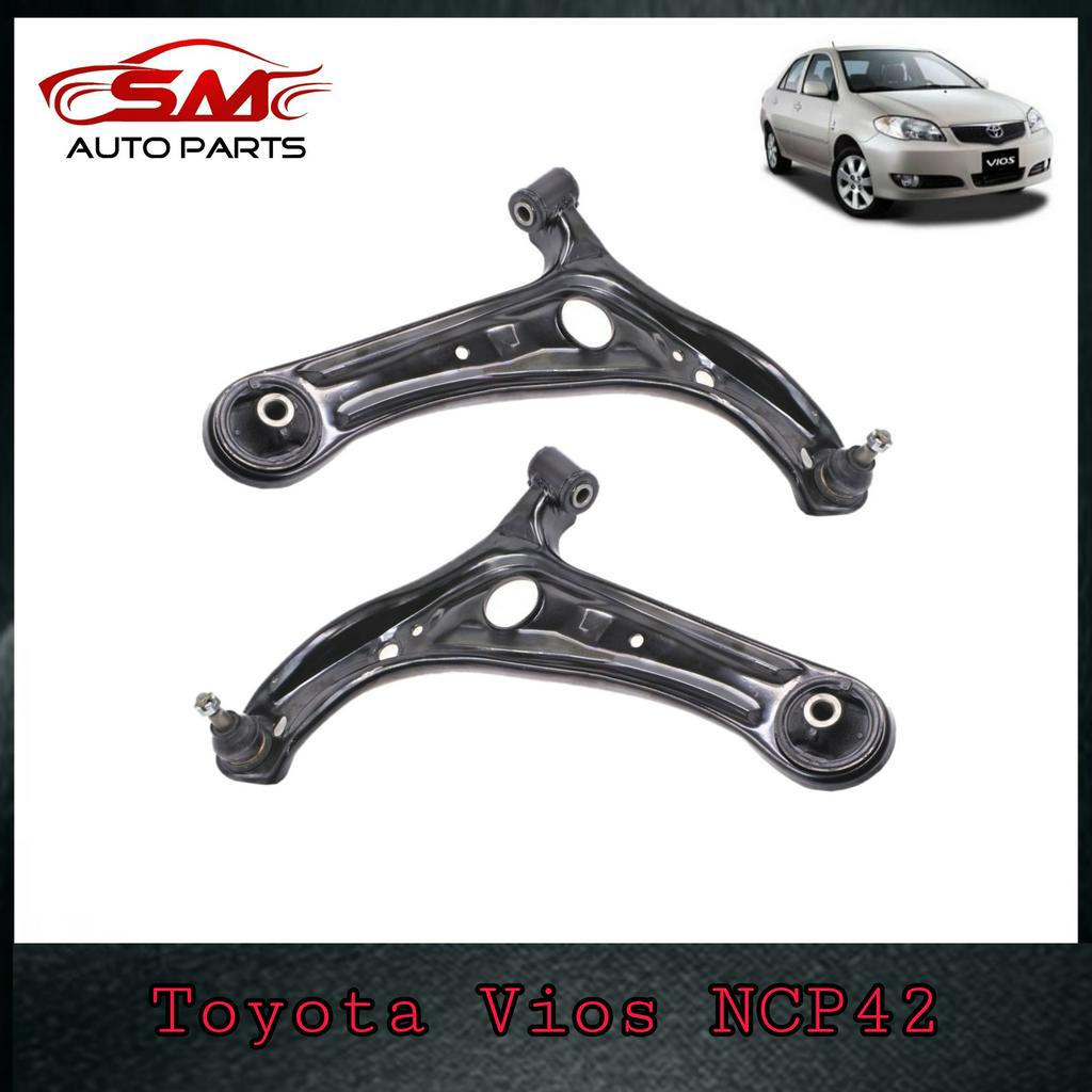 SM Front Lower Arm Set - Toyota Vios NCP42 ( 1+1Year Unlimited Mileage Warranty ) 1Pair Left+Right