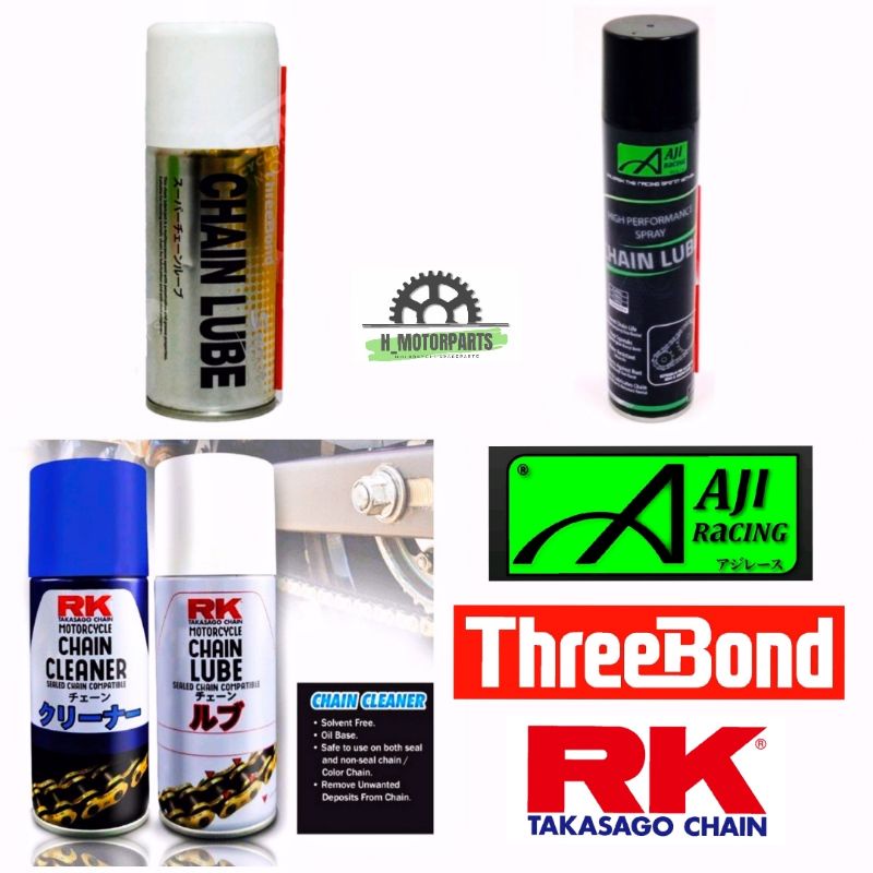 Chain Lube Rantai Minyak Spray ThreeBond AJI RACING RK Chain Cleaner