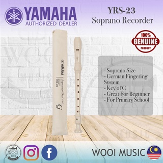 Yamaha Recorder YRS-23 Soprano Recorder YRS23 (German System)