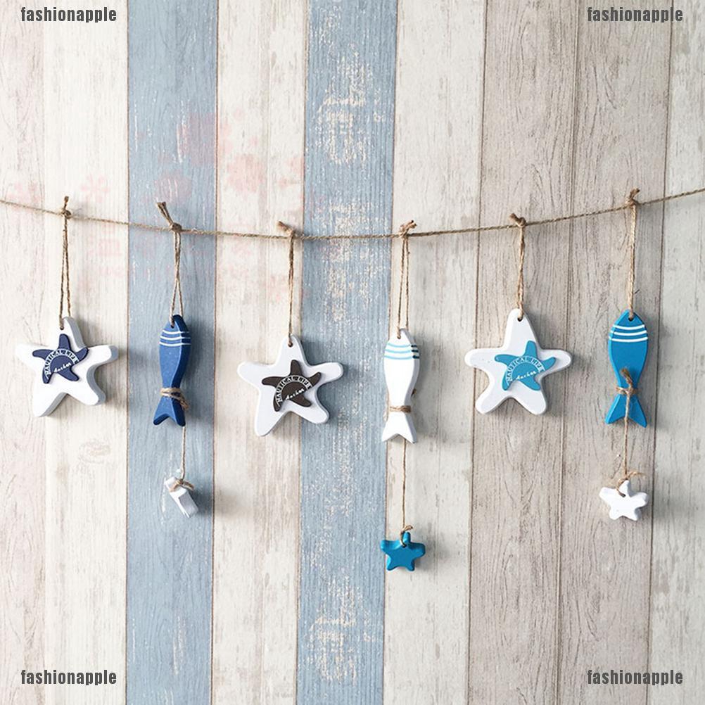 1 Pcs Mediterranean Starfish Hung Fish Nautical Decor