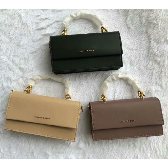 charles and keith clutch bag